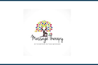 be make a modern spa, massage and yoga logo design