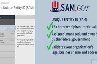 apply to sam for the cage code and to sba for your business certification