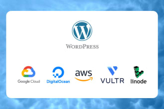 setup wordpress on vps, aws, vultr, gcp, or digitalocean