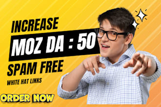 increase moz da 50 plus