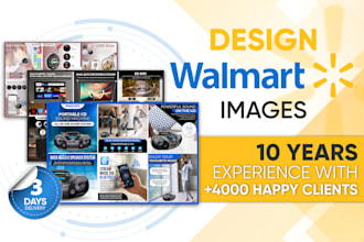 design professional walmart listing images