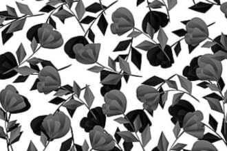create vector seamless textile repeat pattern