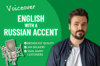 record russian accent voice over