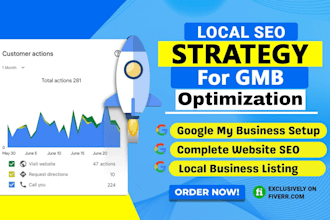 do gbp setup, audit and optimization for local SEO gmb ranking