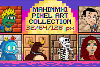create pixel art avatar for pfp, discord, thumbnails and youtube