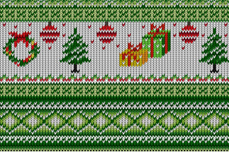 create unique vector knitted pattern design