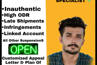 amazon account reinstatement suspension plan of action
