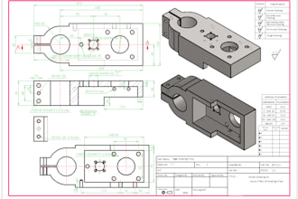create engineering drawing, dxf, dwg or 2d drawings from 3d models