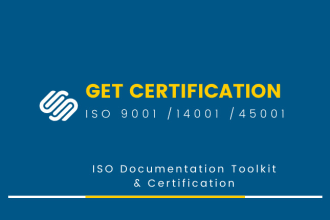 make iso 9001, 14001, 45001 documentation and certification