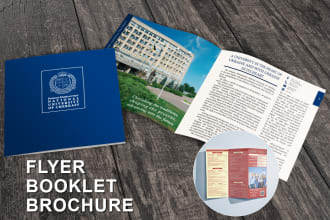 design creative flyer, brochure, poster and leaflet for you