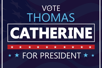 do modern political campaign yard sign
