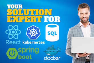 do java spring boot and spring cloud microservices, docker, kubernetes projects