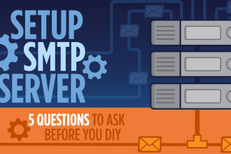 install and setup smtp on your server