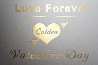 replicate your logo in 5 GOLDEN style