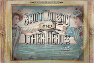 design a single or album cover in the vintage or retro style
