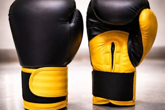 create 3d designs and manufacture custom boxing gloves