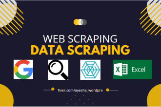 do web scraping, data scraping, and data extraction
