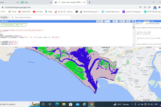 do spatial analysis using google earth engine and prepare maps for you