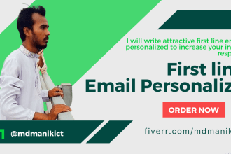 write attractive first line email personalized to increase your inbox responses