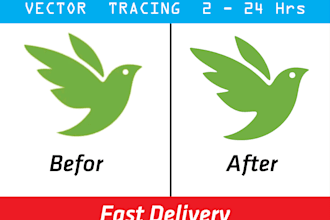 convert image to vector, high quality vector tracing