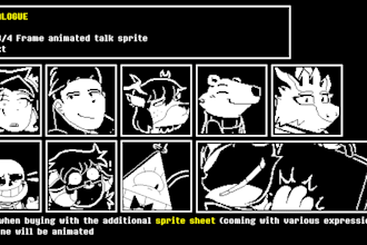 make a undertale or deltarune styled sprite with your oc