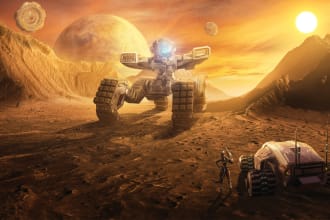 do scene concept art illustration for you