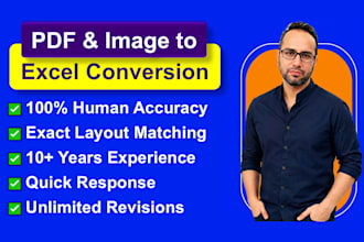 convert pdf to excel, scanned image to excel or google sheet
