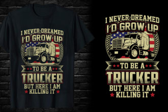 do an awesome custom graphic t shirt design and merchandise designs for you