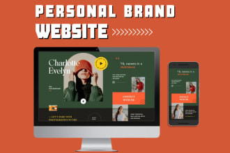 create a portofolio website for your personal brand