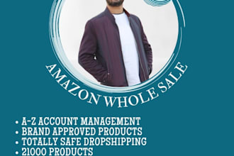 help you in 3rd party supplier fbm, wholesale fba and ebay dropshipping