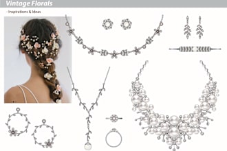 design fine and fashion jewelry pieces and collections