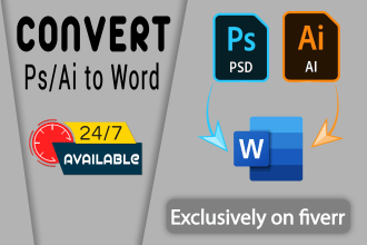 convert adobe illustrator to microsoft word perfectly
