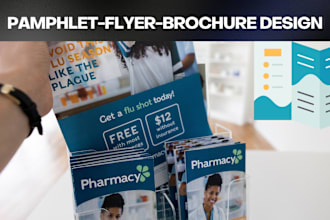 design create professional digital business flyer pamphlet leaflet brochure make