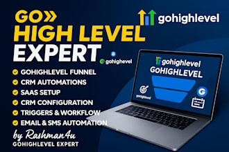 set up your gohighlevel workflow, pipeline, trigger  automation system
