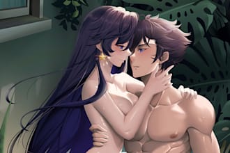 draw anime nsfw, sfw, anime digital, anime fanart etc