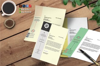 design a professional letterhead template