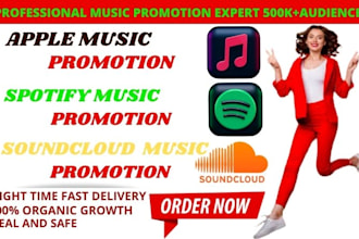 do organic USA apple music promotion, promote and marketing your podcast