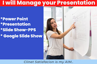 design your power point presentation, slide show and google slides