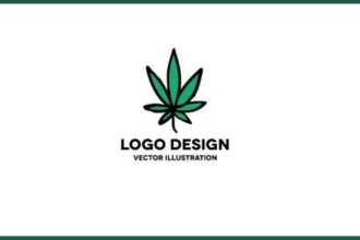 be make a premium quality cannabis, weed, hemp, brand logo