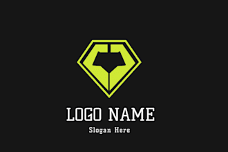design trendy fitness , gym, health and sports logo design