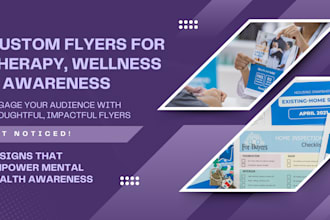 craft engaging mental health flyers for support