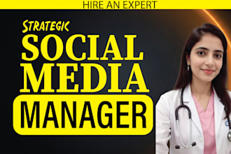 be your social media manager, content creator, digital marketing expert