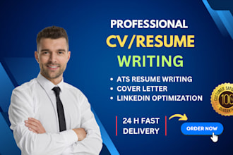 design professional resume, cv, cover letters and linkedin services