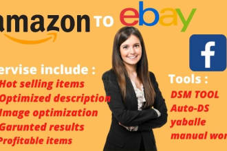 do amazon to ebay dropshipping or facebook marketing