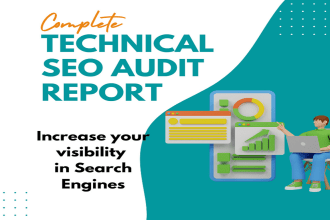 provide technical SEO audit report with actions required