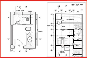 draft your architectural house plan in autocad