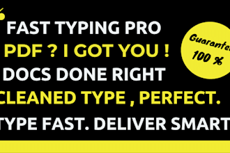 do you fastest typing and scanned documents in 8 hours