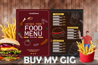 do tv menu, menu restaurants, food poster, food, digital menu, and food flyer