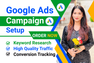 setup effective google ads, ppc campaign and display ads campaign