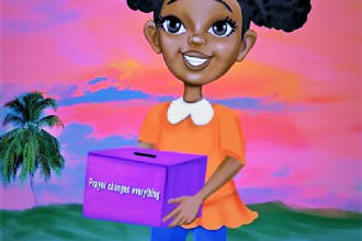 do african american children illustrations and kids story book